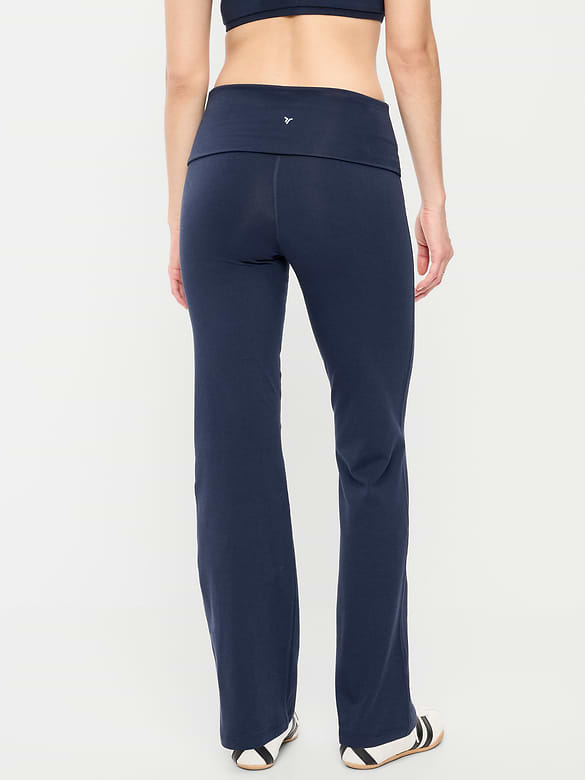 Legging semi-évasé à taille haute rabattable PowerChill