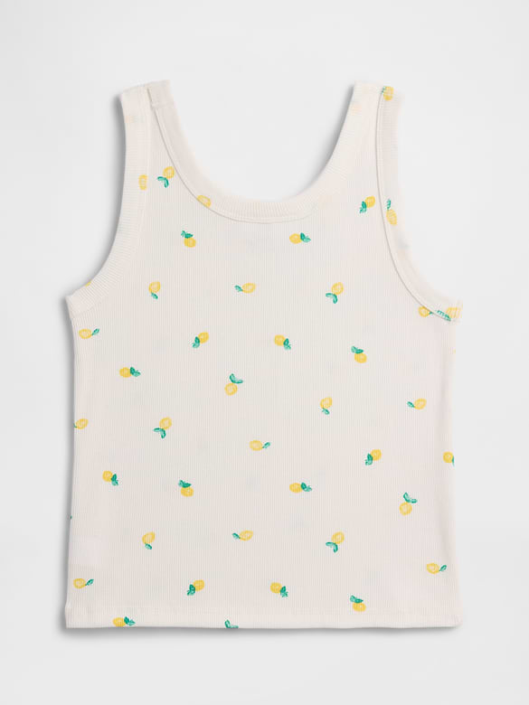 Kids Ribbed Tank Top