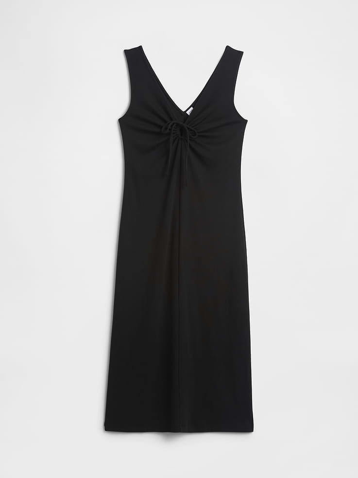 Image number 4 showing, Tie-Front Midi Dress