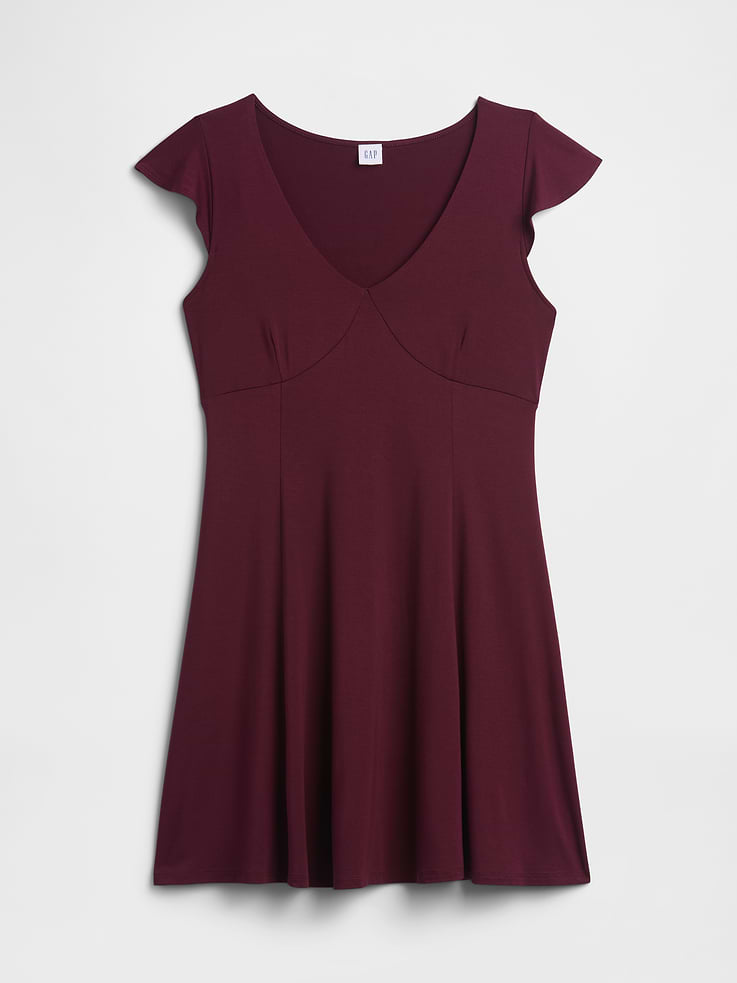 Image number 4 showing, V-Neck Mini Dress