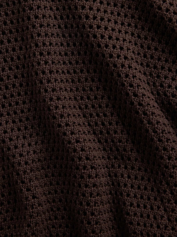 L'image numéro 4 présente Chandail décontracté crocheté 100 % coton