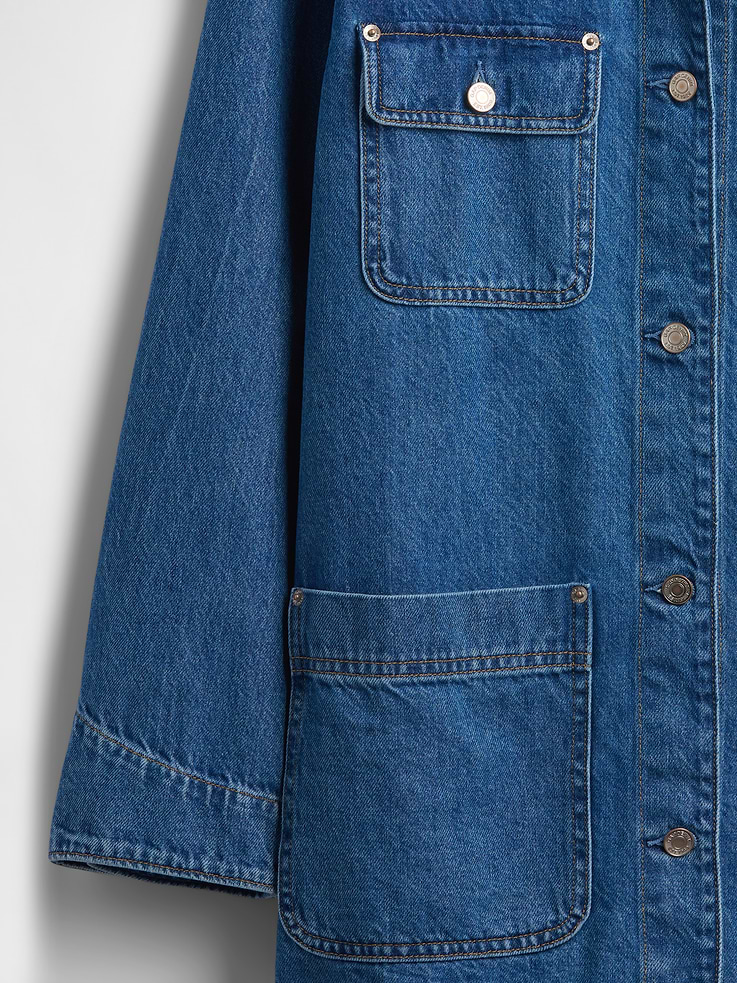L'image numéro 5 présente Veste campagnarde en denim