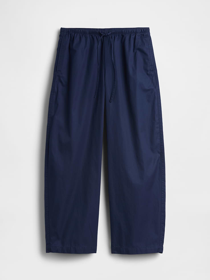 Image number 6 showing, Poplin Easy Barrel Pants