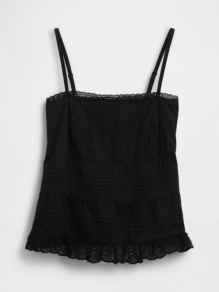 Image number 5 showing, Lace-Trim Cami
