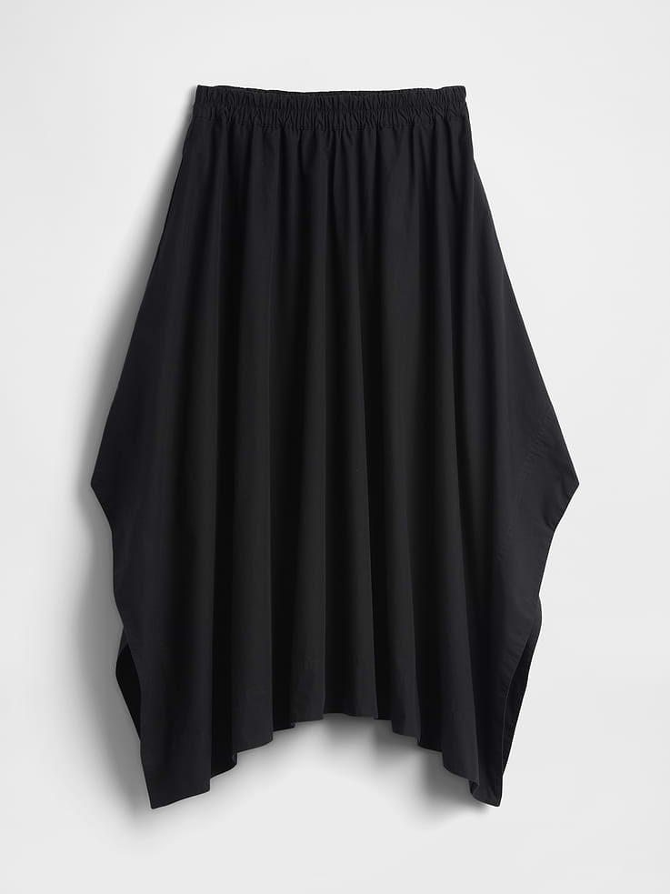 Image number 5 showing, Poplin Midi Handkerchief Skirt