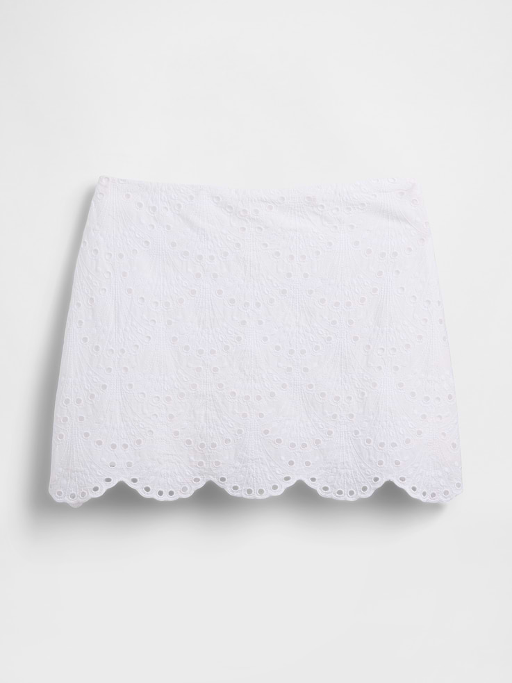 Image number 5 showing, Eyelet Mini Skort