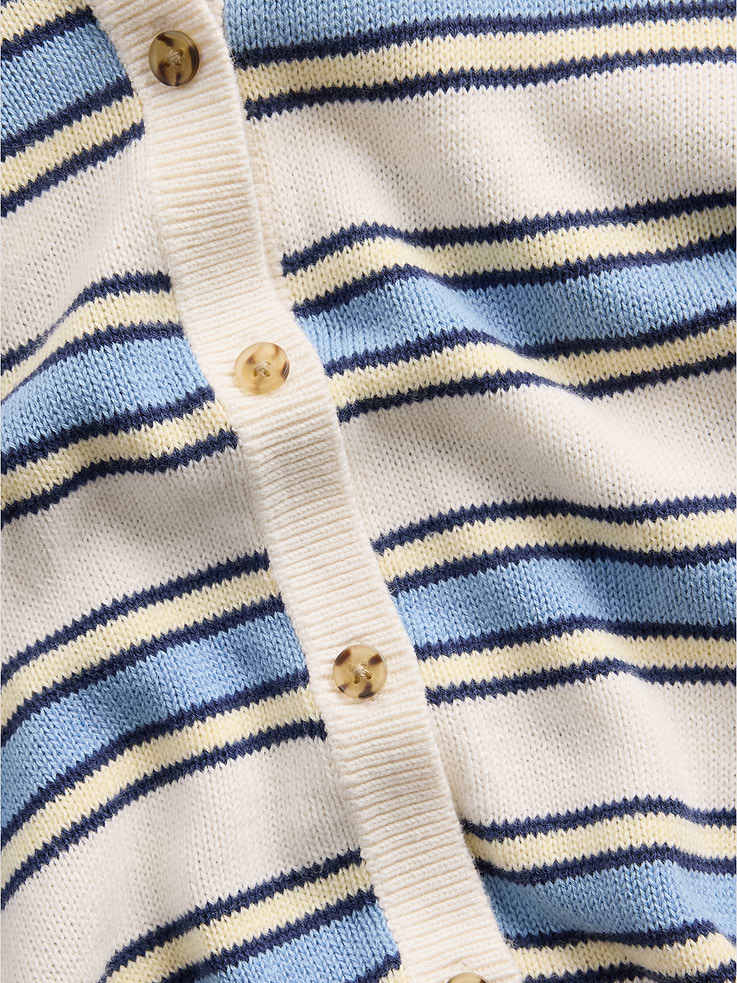 Image number 4 showing, 100% Cotton Relaxed Crop Cardigan Sweater