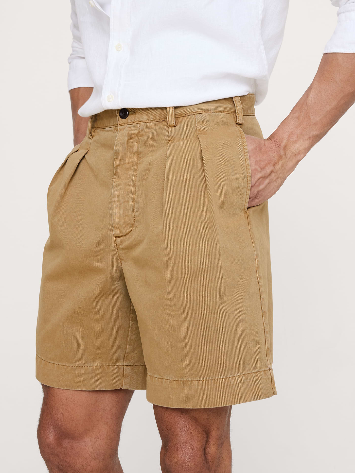 Image number 4 showing, Archive Reissue 8" Pleated Short