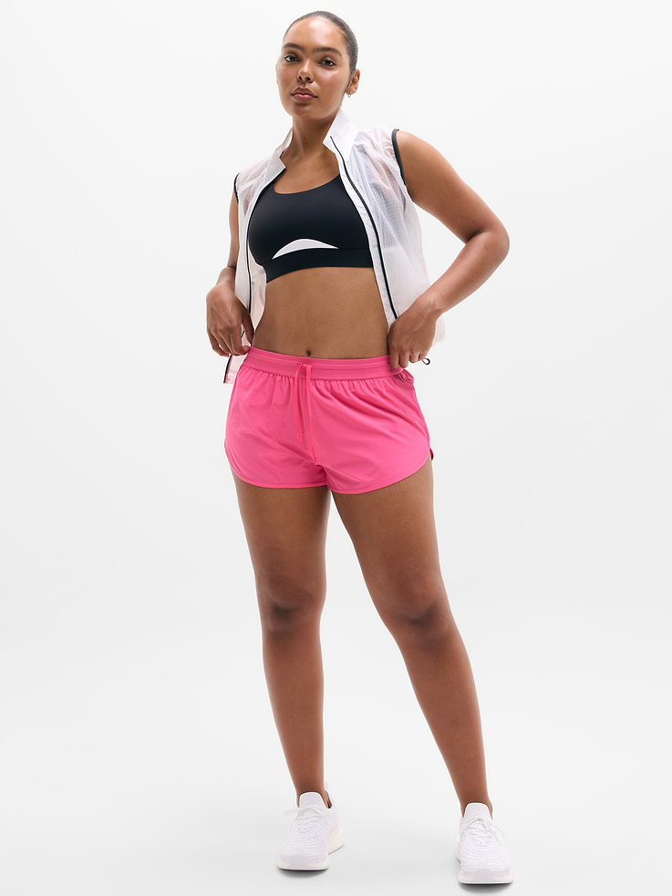 Image number 5 showing, Speedwork Mid Rise Elastic Waistband Short