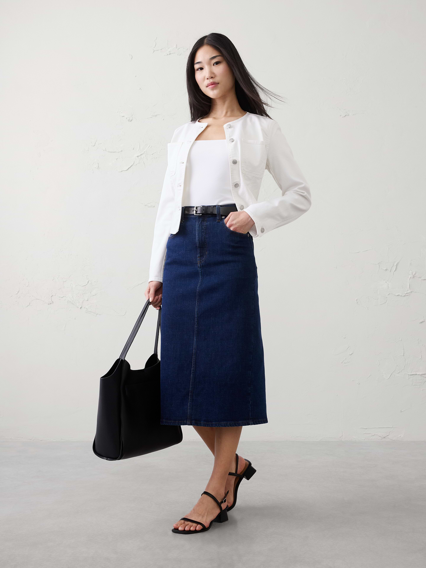 Image number 6 showing, Soft Stretch Square-Neck Top