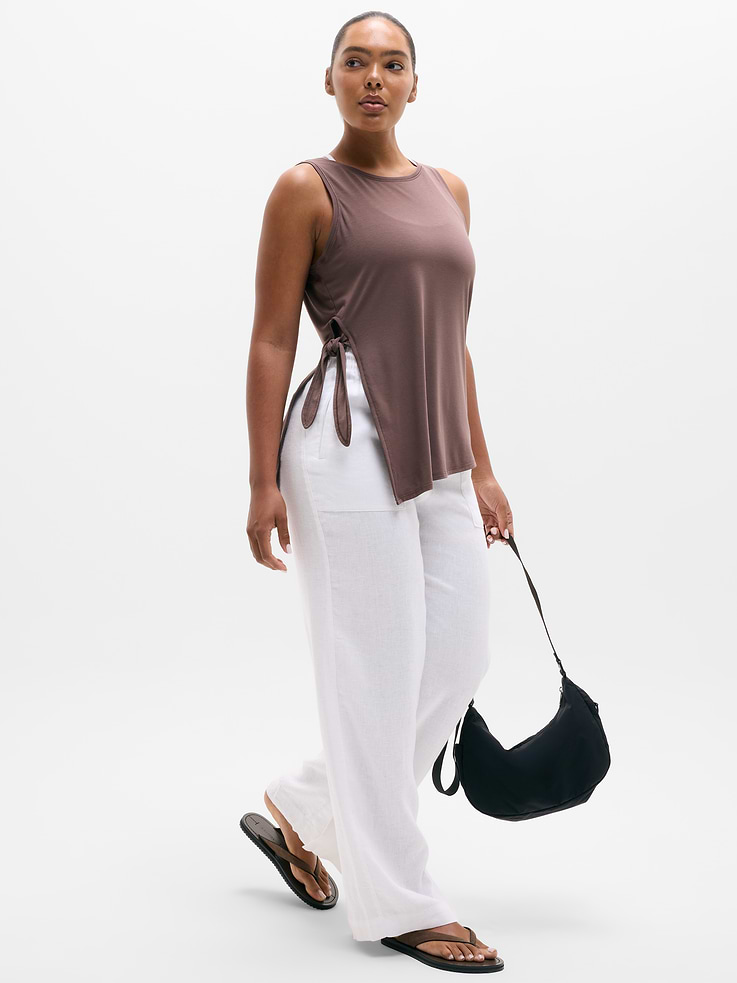 Image number 5 showing, Move With Ease Asym Tie Tank