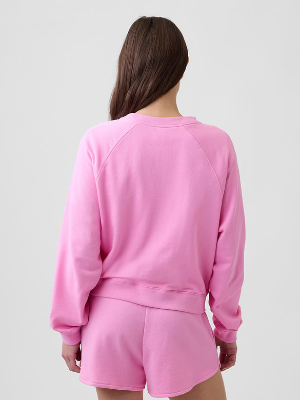 Relaxed French Terry Crewneck Sweatshirt