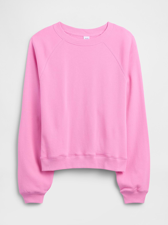 Relaxed French Terry Crewneck Sweatshirt