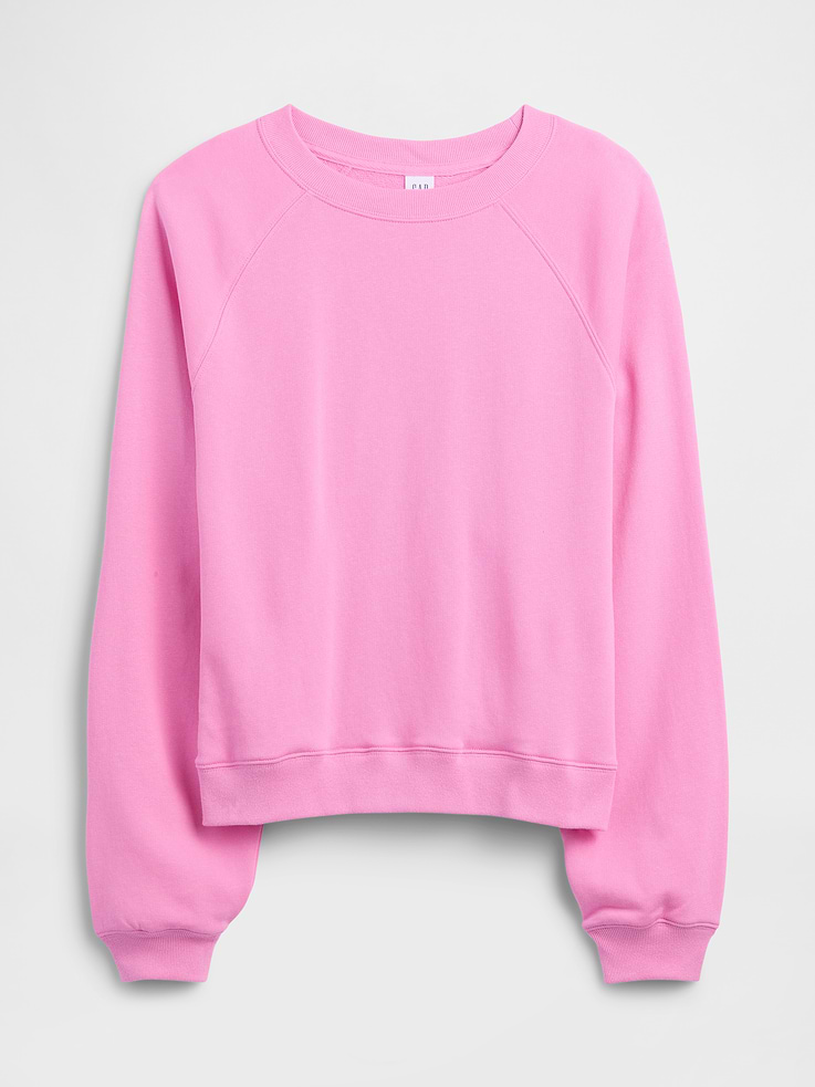Image number 5 showing, Relaxed French Terry Crewneck Sweatshirt