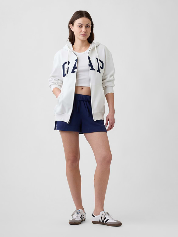 Adult Relaxed Gap Logo Zip Hoodie