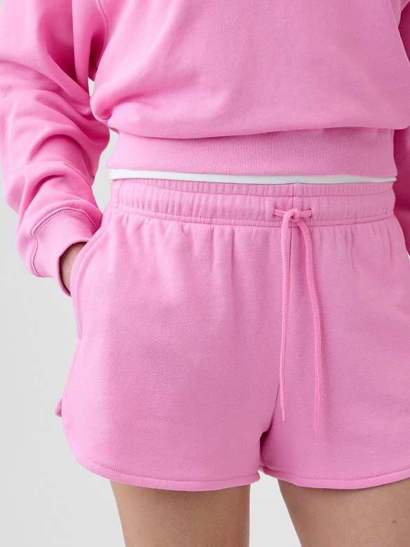 Relaxed French Terry Dolphin Shorts