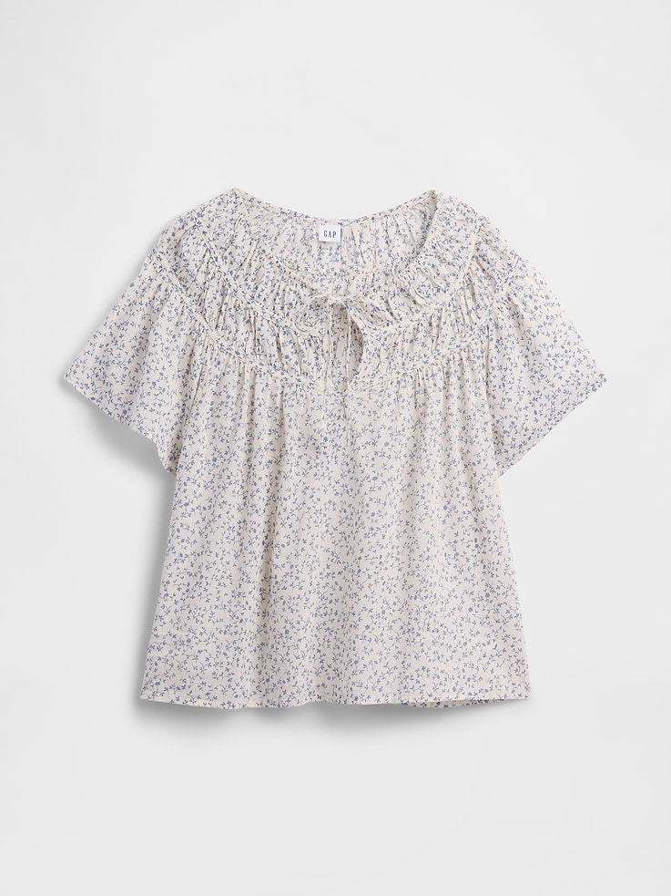 Image number 5 showing, Splitneck Flutter Sleeve Top