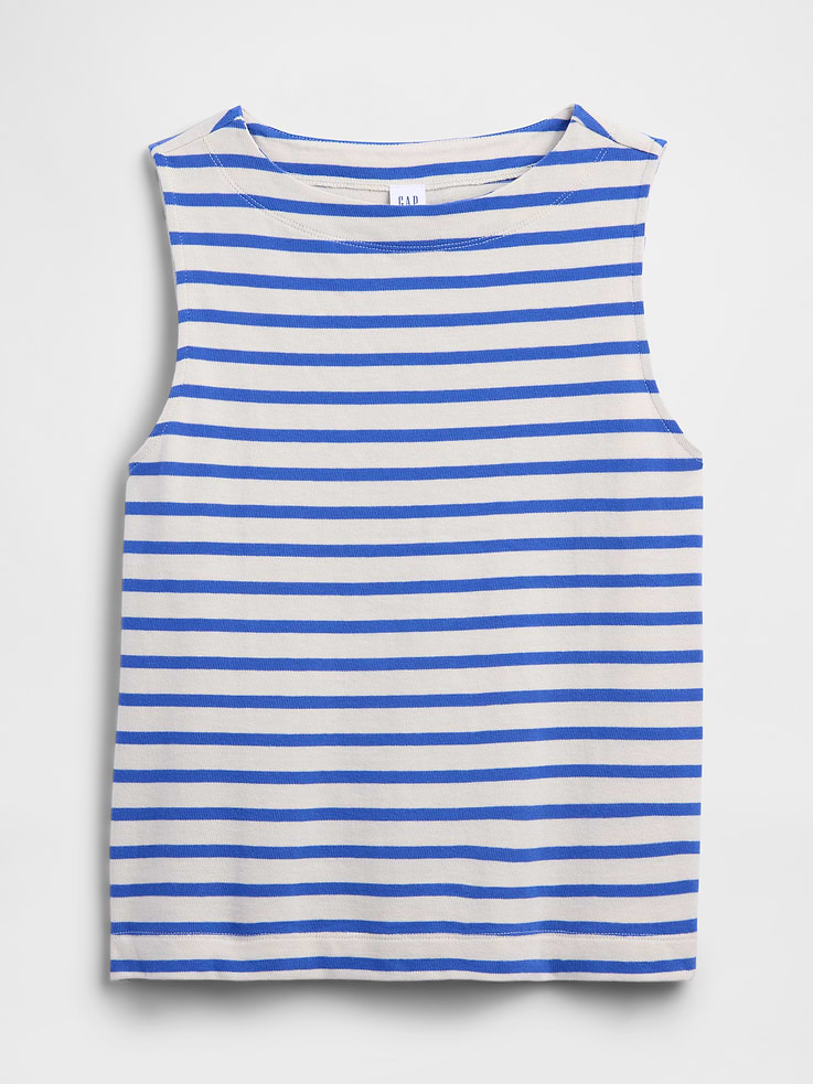 Image number 5 showing, Stripe Boatneck Top