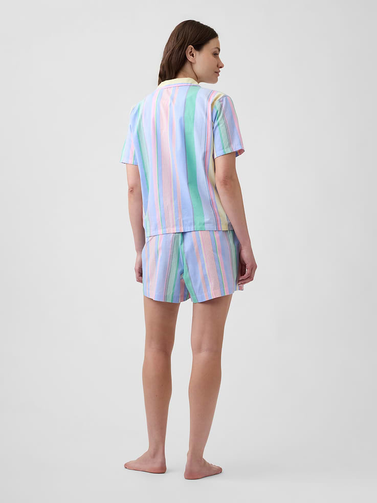 Image number 2 showing, Poplin PJ Shorts