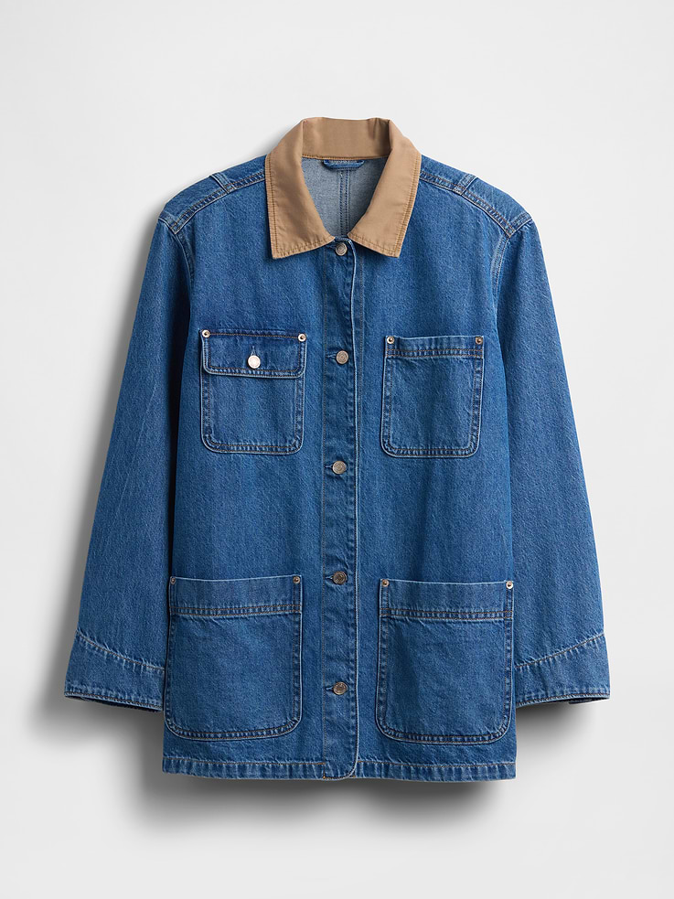 L'image numéro 6 présente Veste campagnarde en denim