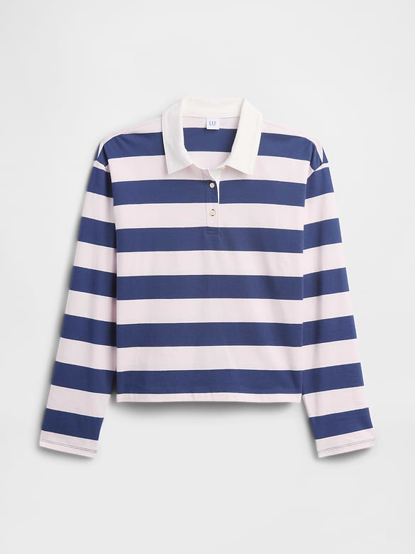 Relaxed Rugby Polo Shirt
