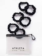 Image 1 of 2, FOR: Life on and off the mat, FEEL: Smooth with a subtle ripple texture that adds grip without snagging, FAVE: Includes a reusable pouch for easy storage in your gym bag or carry-on, Ribbing provides extra comfort, Product #845765