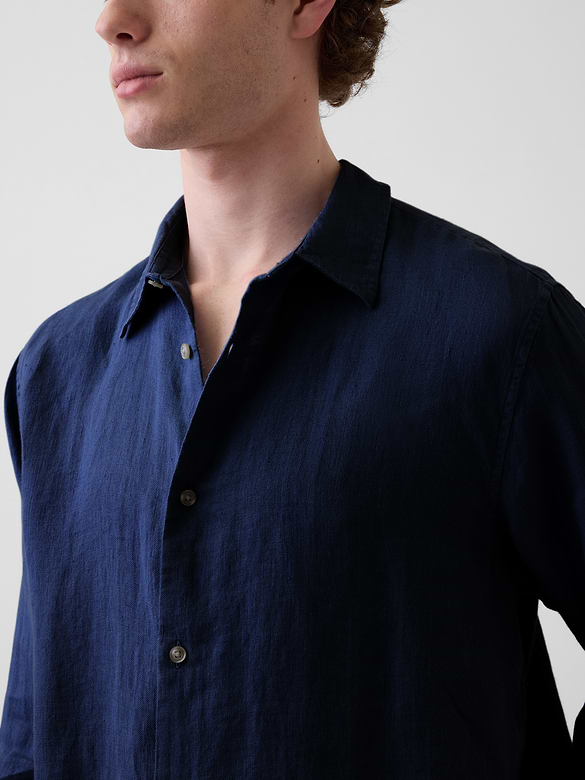100% Linen Relaxed Shirt
