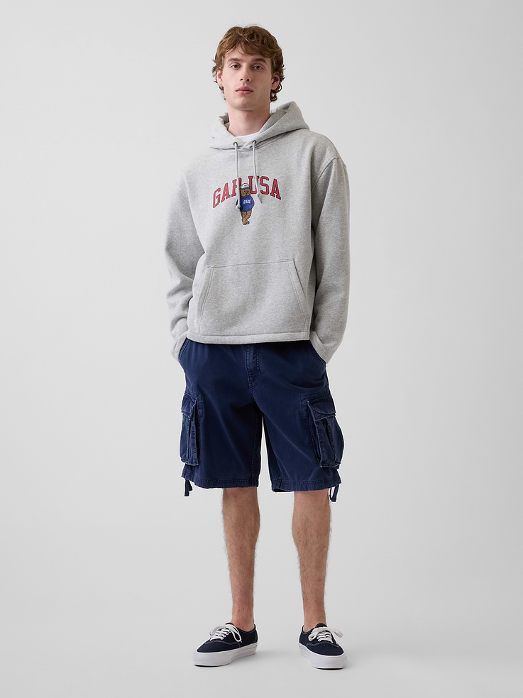 Image number 2 showing, VintageSoft Oversized Americana Logo Hoodie