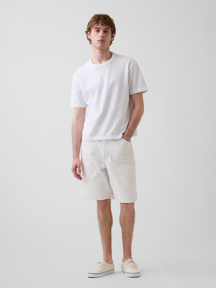 Image number 6 showing, 9" Loose Denim Carpenter Shorts