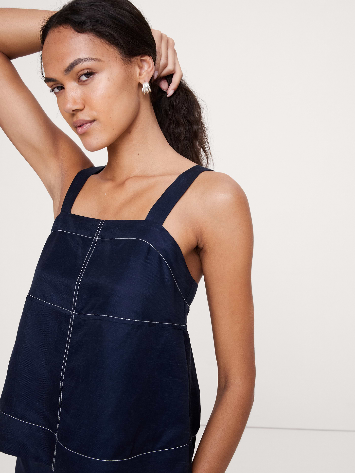 Image 3 of 8, Viscose-Linen Tank