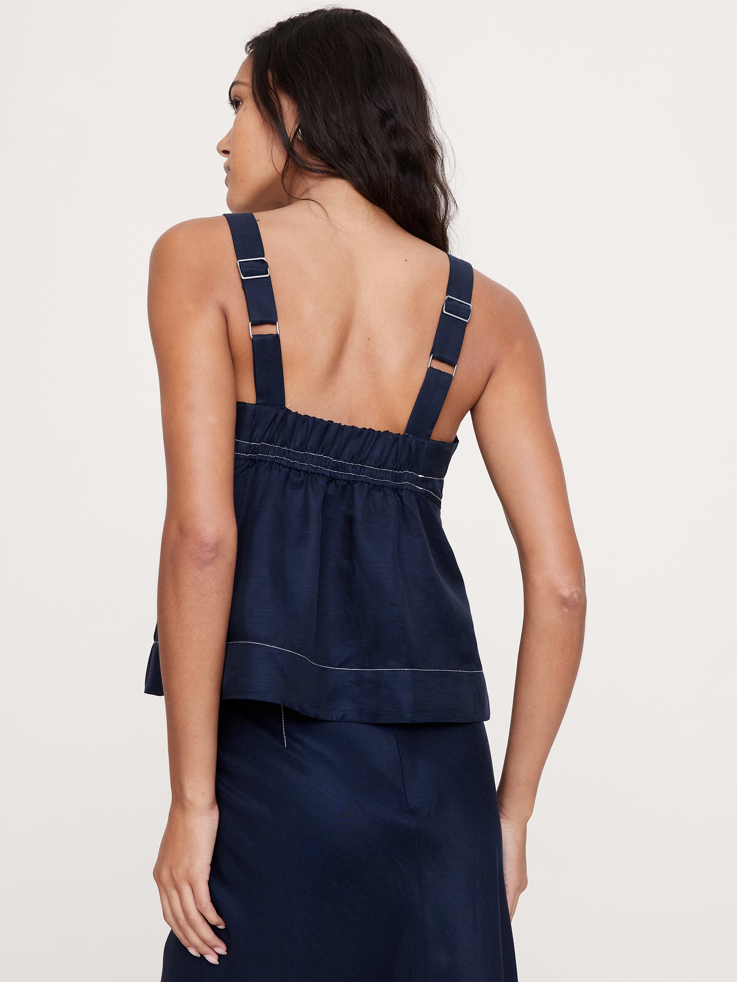 Image 2 of 8, Viscose-Linen Tank