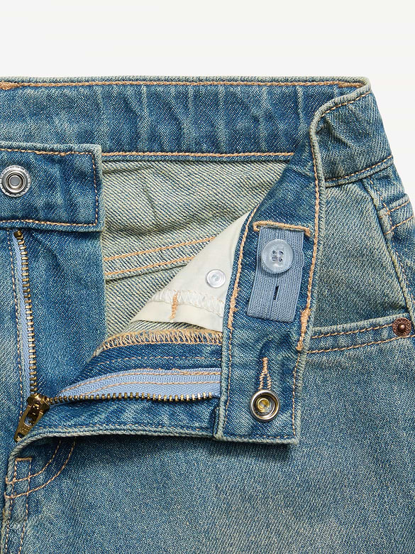 Jean coupe très généreuse à jambe large pour fille