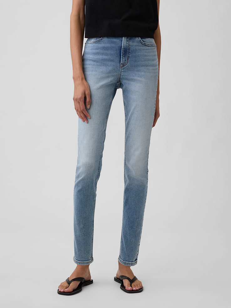 Image number 2 showing, High Rise Universal Skinny Jeans