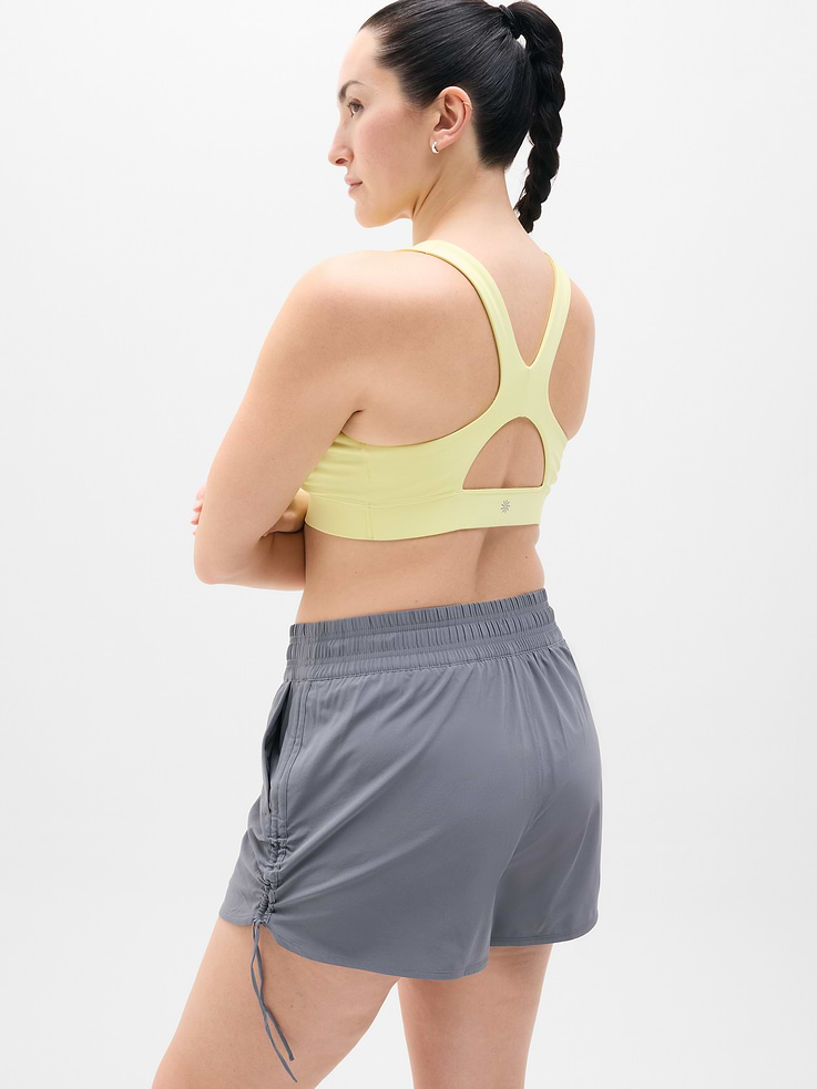 Image number 2 showing, Weekender High Rise Ruched Run Short