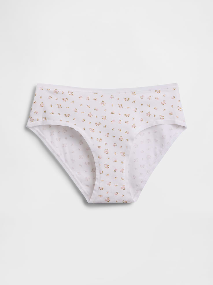 L'image numéro 5 présente Culotte taille basse en coton biologique extensible