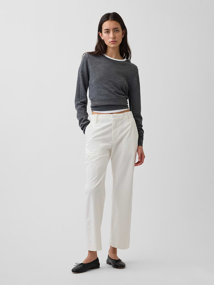 Image number 1 showing, Mid Rise Khakis