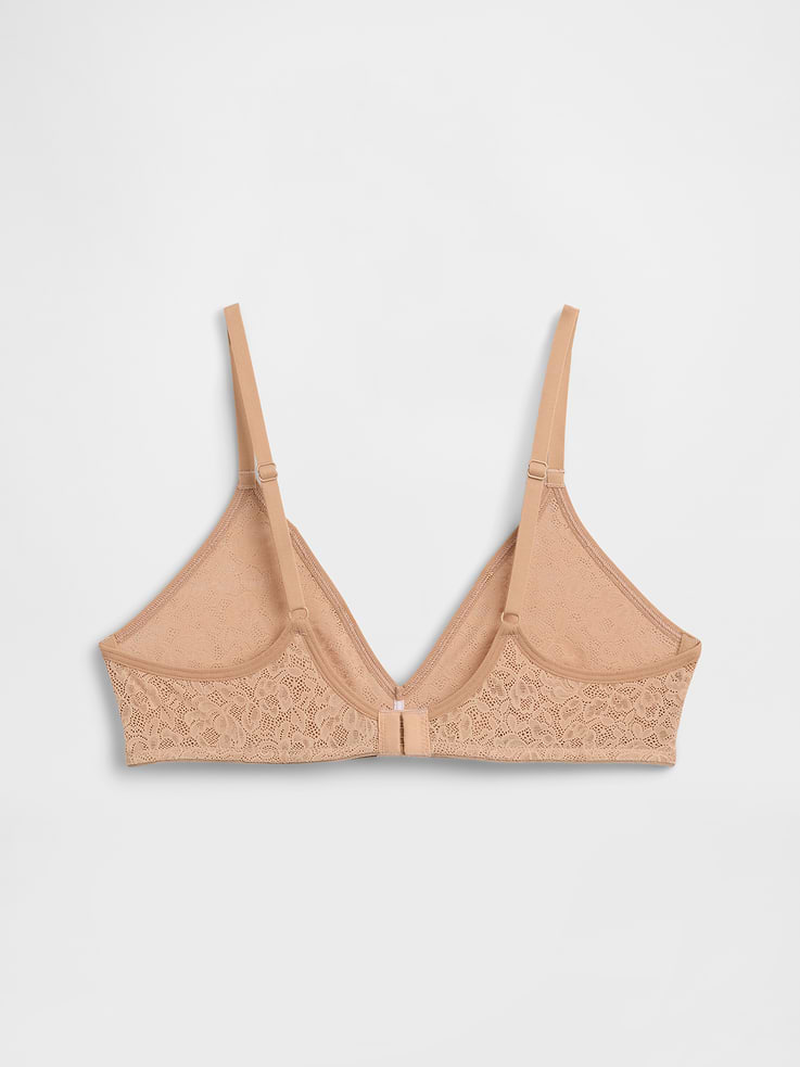 Image number 6 showing, Softest Lace Plunge Bralette