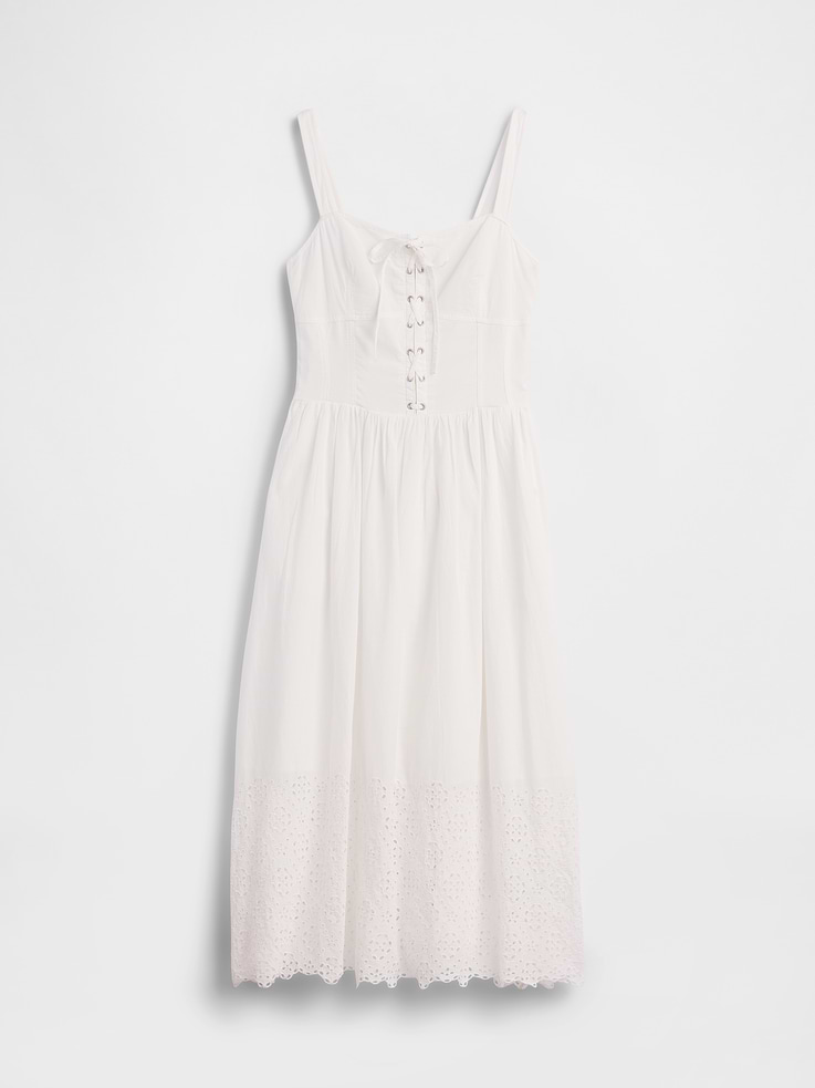 Image number 5 showing, Lace-Up Corset Maxi Dress