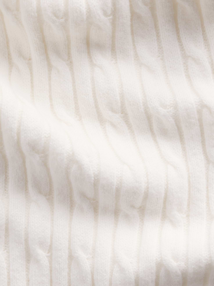 Image number 5 showing, CashSoft Relaxed Cable-Knit Sweater Pants