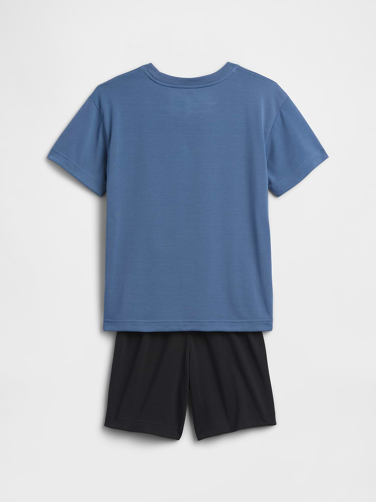 Image 2 of 3, Kids 100% Recycled Sport PJ Set