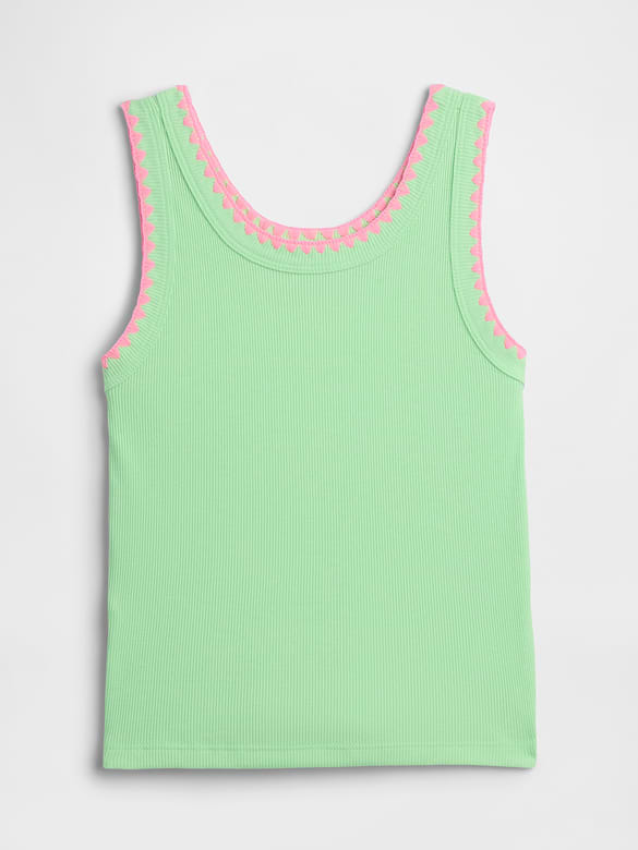 Kids Ribbed Tank Top