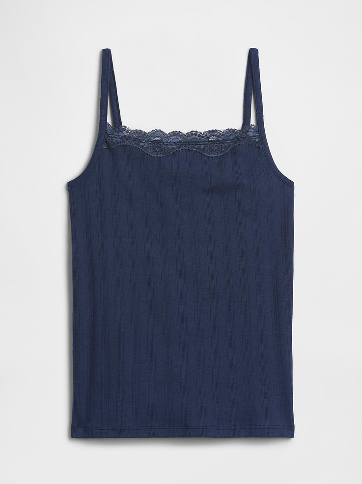 Image number 1 showing, Kids Pointelle Cami