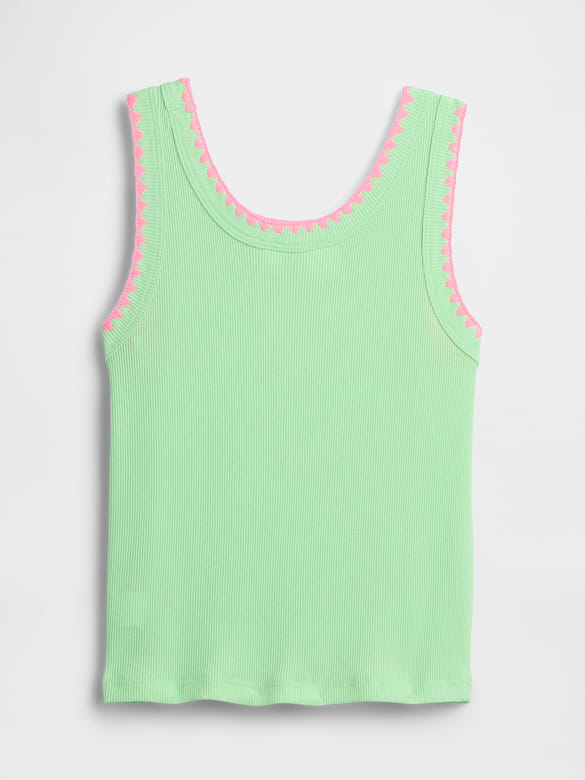 Kids Ribbed Tank Top