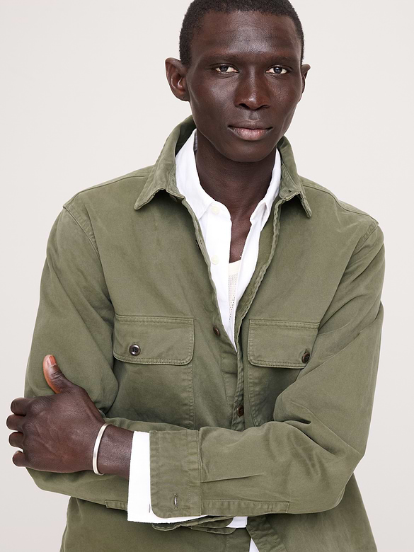 Cotton Twill Overshirt