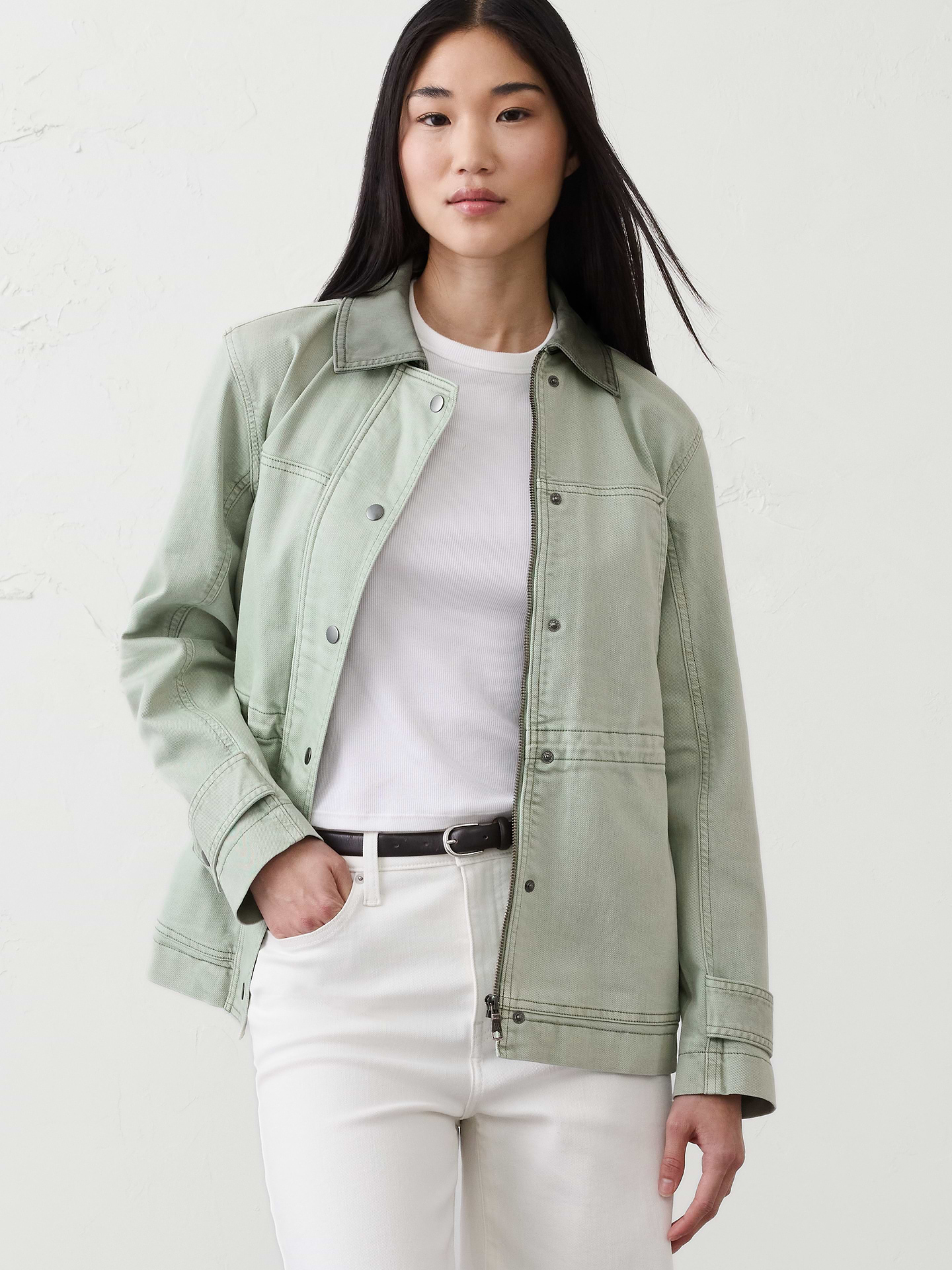 Image number 1 showing, Denim Utility Jacket