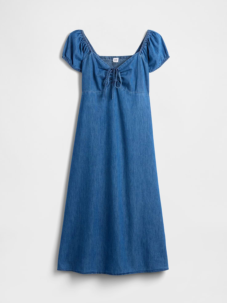 Image number 6 showing, Puff Sleeve Midi Dress