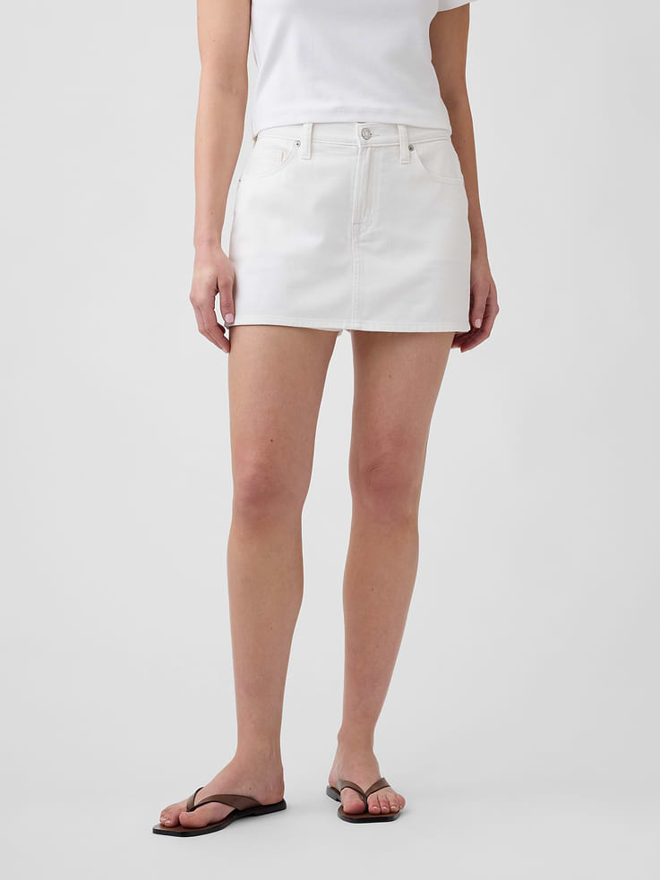 Image number 3 showing, Denim Mini Skort