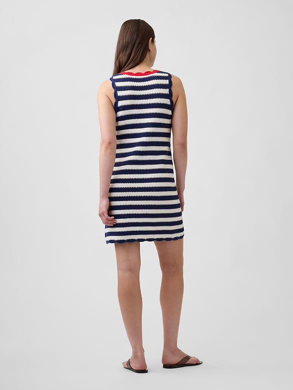 Stripe Sweater Mini Dress