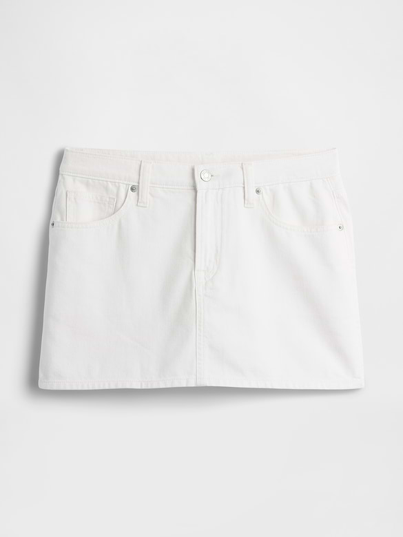 Denim Mini Skort