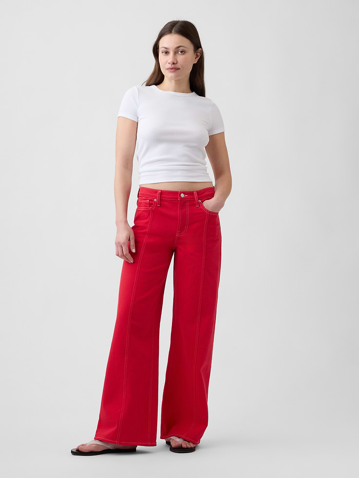 Image 1 of 7, This product is part of our water-saving Washwell program. Compared with conventional wash methods, Washwell uses at least 20% less water., Low-stretch denim., Color wash., Button closure, zip fly., Classic five-pocket styling., Seam details at front., Product #1175356